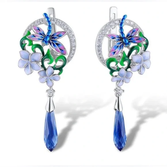 Dragonfly Garden Enamel Set - Picture 6 of 10